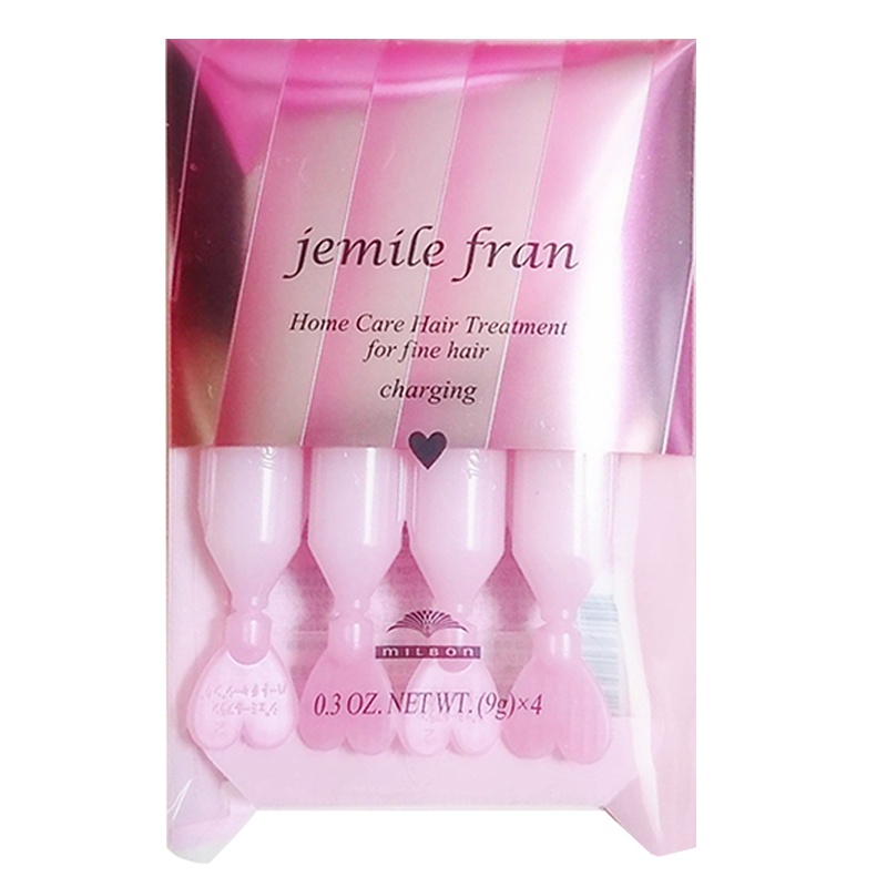 Milbon 玫丽盼 Jemile fran Charging发膜 红桃型 4支