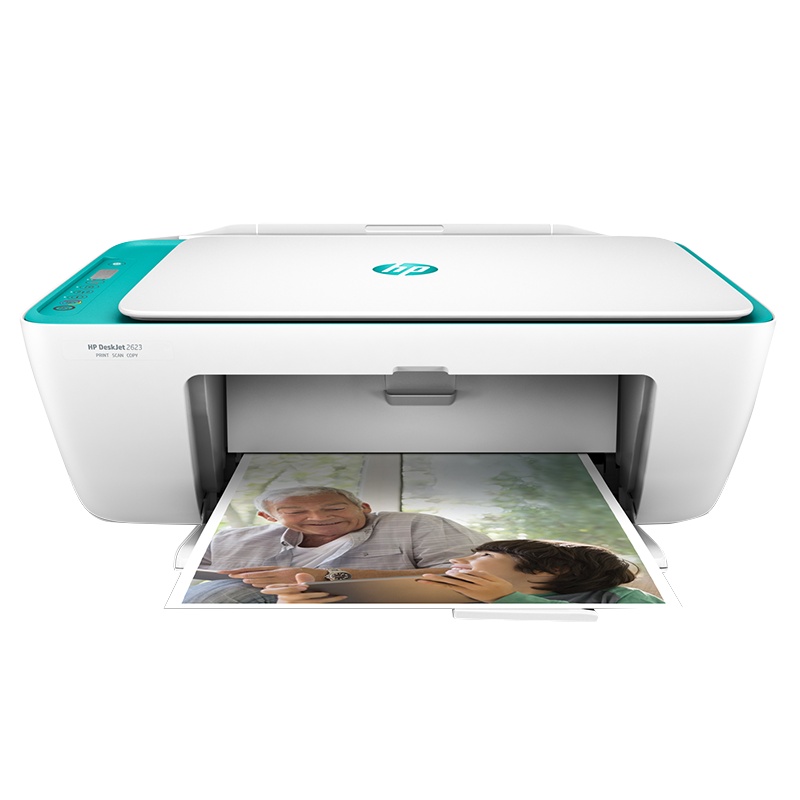 惠普(HP)DeskJet 2623 A4家用彩色喷墨打印机一体机(打印、扫描、复印、无线)照片打印机