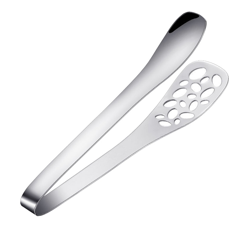 加厚304不锈钢半镂空食品夹油炸夹烧烤夹面包夹牛排夹糕点夹家用