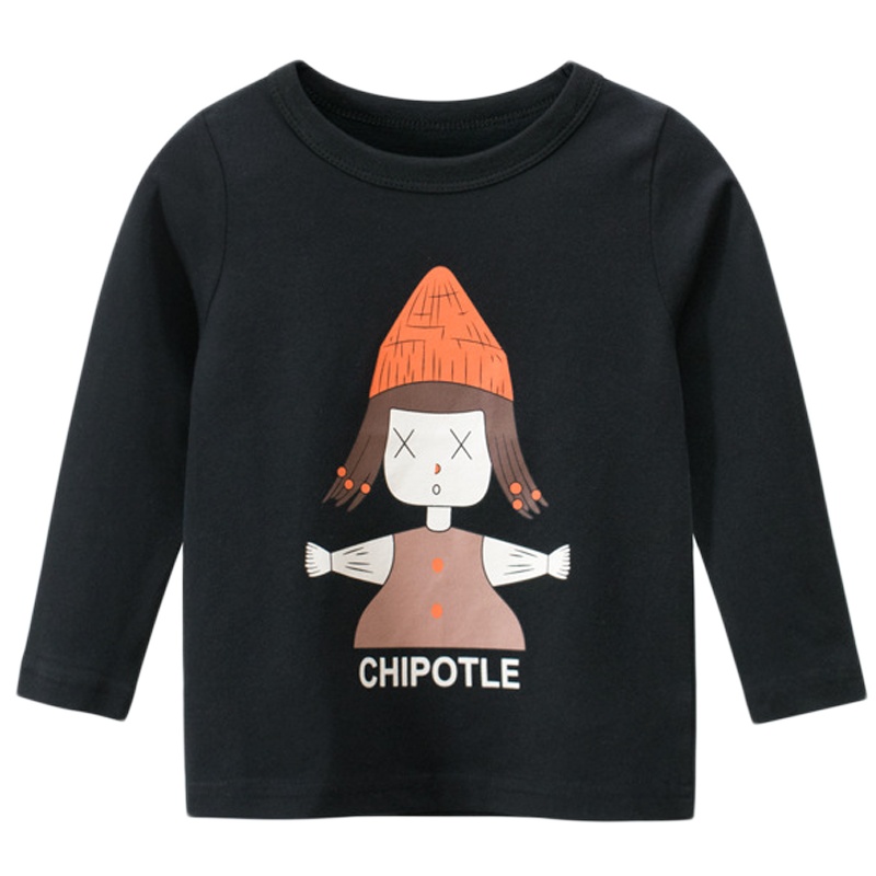 女童长袖t恤 2020新款童装中小童洋气韩版上衣薄款秋装元氣小猴STRONG MONKEY