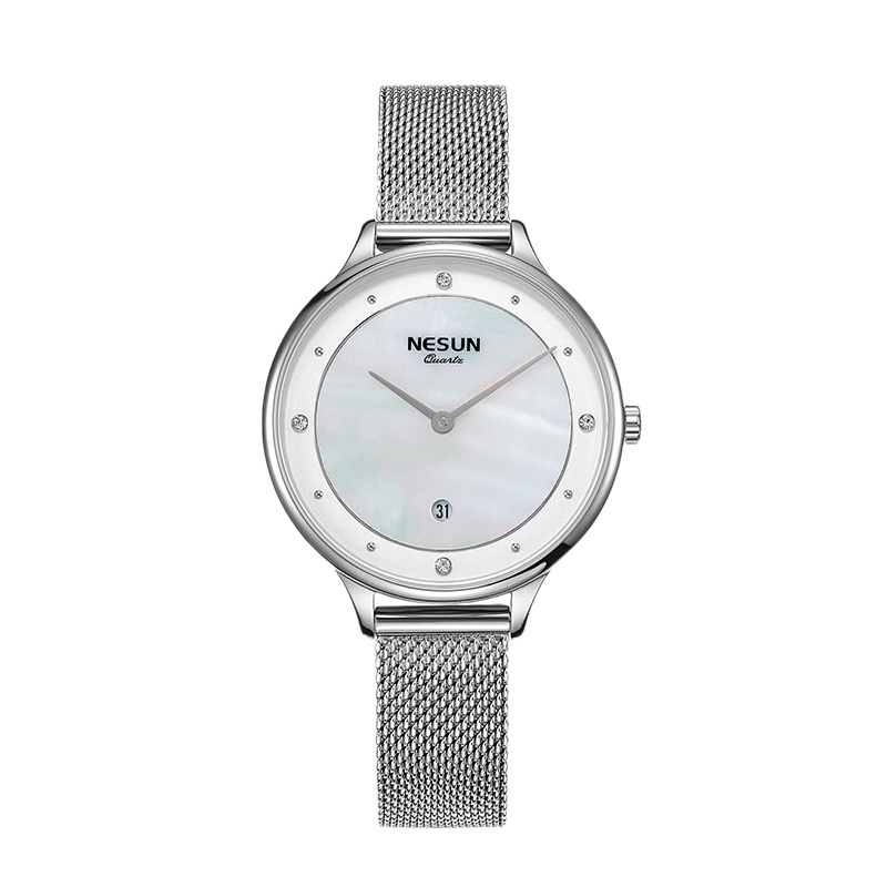 NESUN 尼尚 时尚潮流简约小巧迷你小表盘超薄石英网红抖音同款女表LS8805E