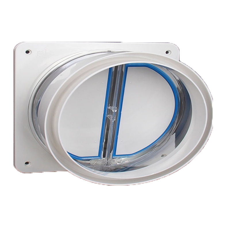 公共烟道藤印象止回阀厨房专用抽油烟机止逆阀排烟管防烟宝单向止烟_第八代升级款止回阀