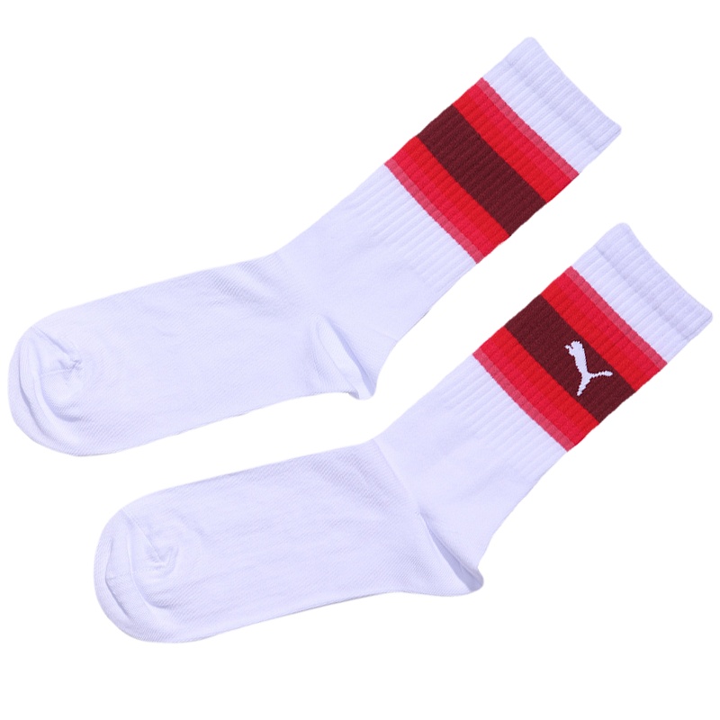 PUMA彪马男袜女袜袜运动袜休闲中袜一对装袜子907779