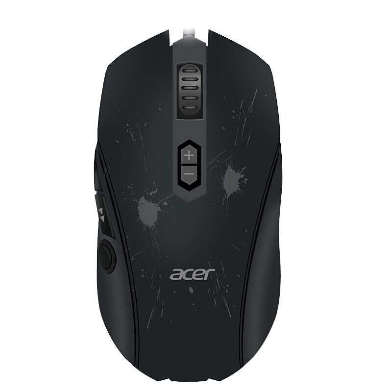 宏碁 (acer)Y913B 有线鼠标 黑 暗影骑士游戏鼠标 炫酷RGB灯效黑色版 电竞鼠标 绝地求生鼠标 吃鸡鼠标