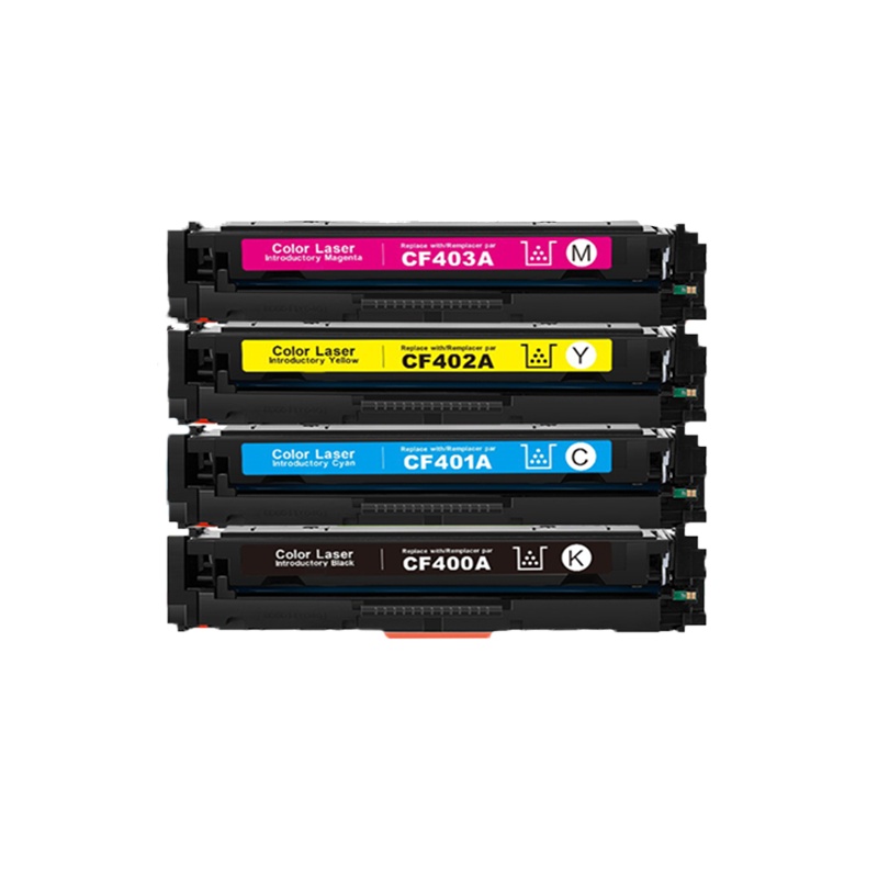 兰韵 CF400蓝钻版四色硒鼓 适用惠普201A/M252n/M252dw/M274N/M277N/M277dw