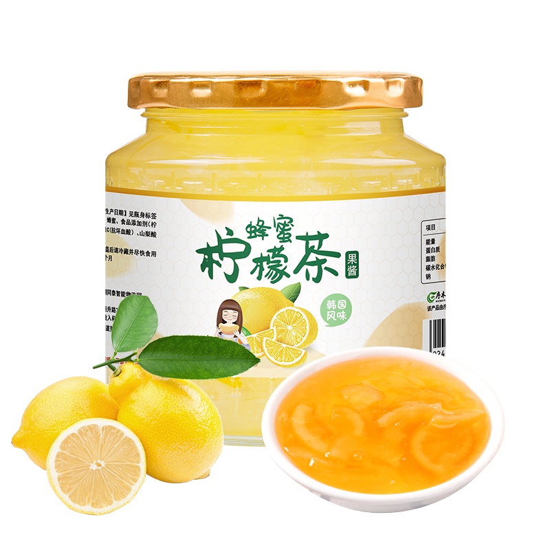 酥田自营蜂蜜柠檬茶502g饮品冲饮冲泡水果茶酱