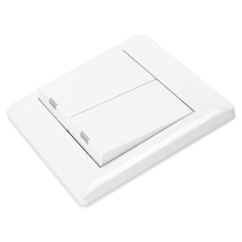 康普(COMMSCOPE AMC) 双开双控开关面板 家用墙壁暗装2开二开双控双联电灯开关