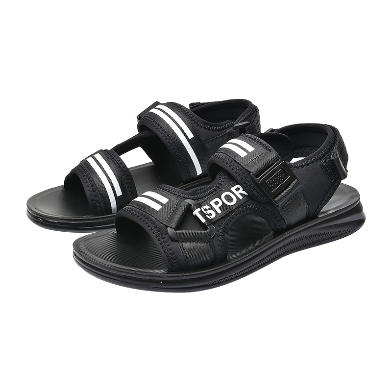 时尚舒适透气网布轻便男休闲鞋男鞋凉拖鞋男沙滩鞋男凉鞋