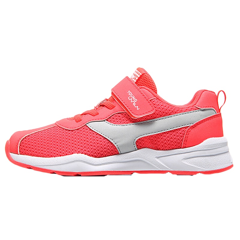 LI-NING KIDS男女中大童透气跑步鞋