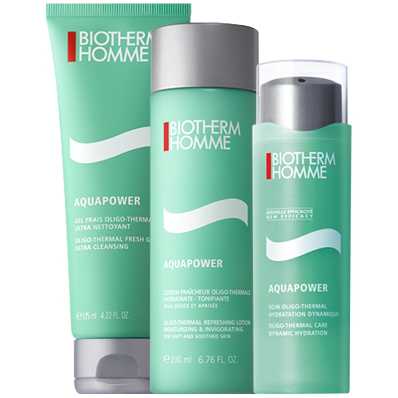 碧欧泉男士水动力经典三部曲礼盒（洁面膏125ml+爽肤水200ml+保湿乳75ml）随机礼盒