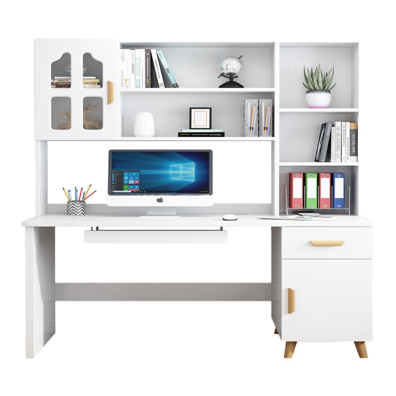豫亨学生电脑桌台式家用书桌现代桌子卧室写字台学生学习桌办公桌02