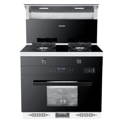 好太太集成灶一体J903K变频烟灶消家用 自营 油烟机燃气灶套餐自动清洗下排式定时烟灶套装(天然气)