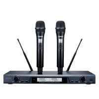 得胜(TAKSTAR)X6 U段可调频无线麦克风 一拖二无线话筒 专业演出会议主持话筒 家用舞台K歌手持麦克风