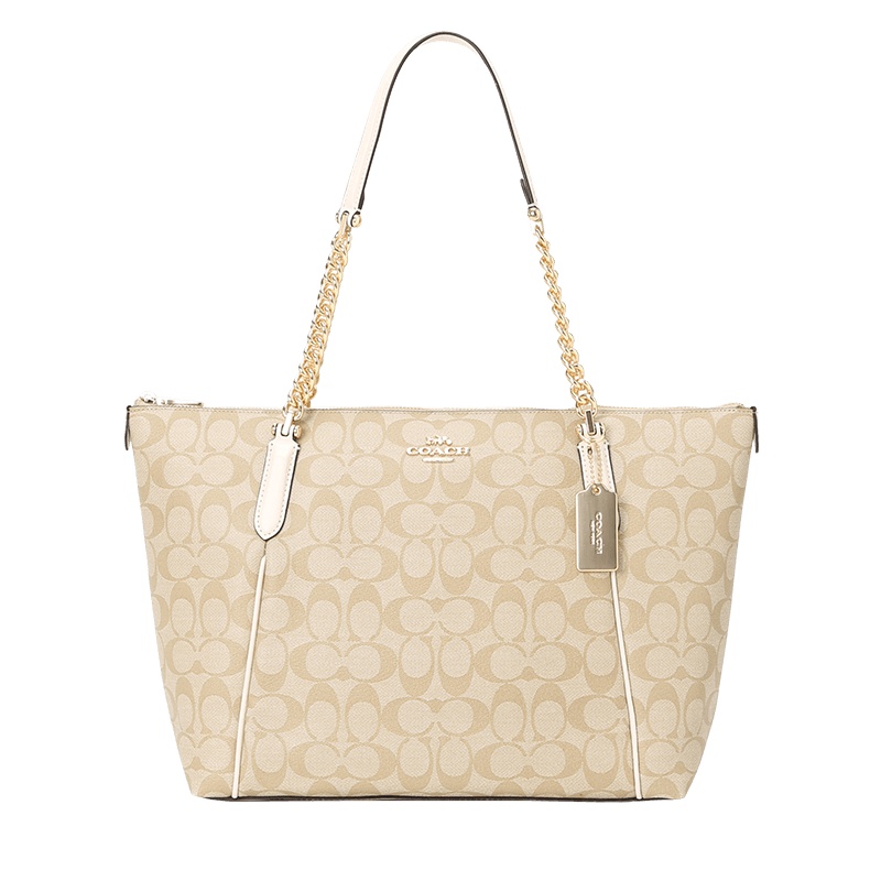 COACH蔻驰女包 F AVA TOTE 老花款 单肩包 F87776