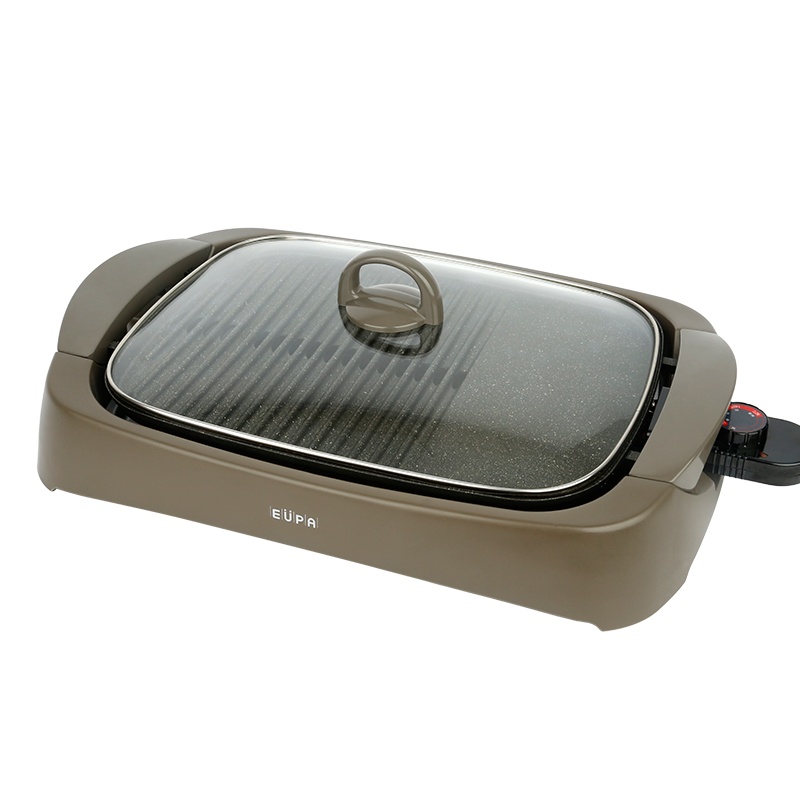 台湾EUPA多功能铁板烧灿坤TSK-2742G韩式家用分体不粘烧烤电烤盘