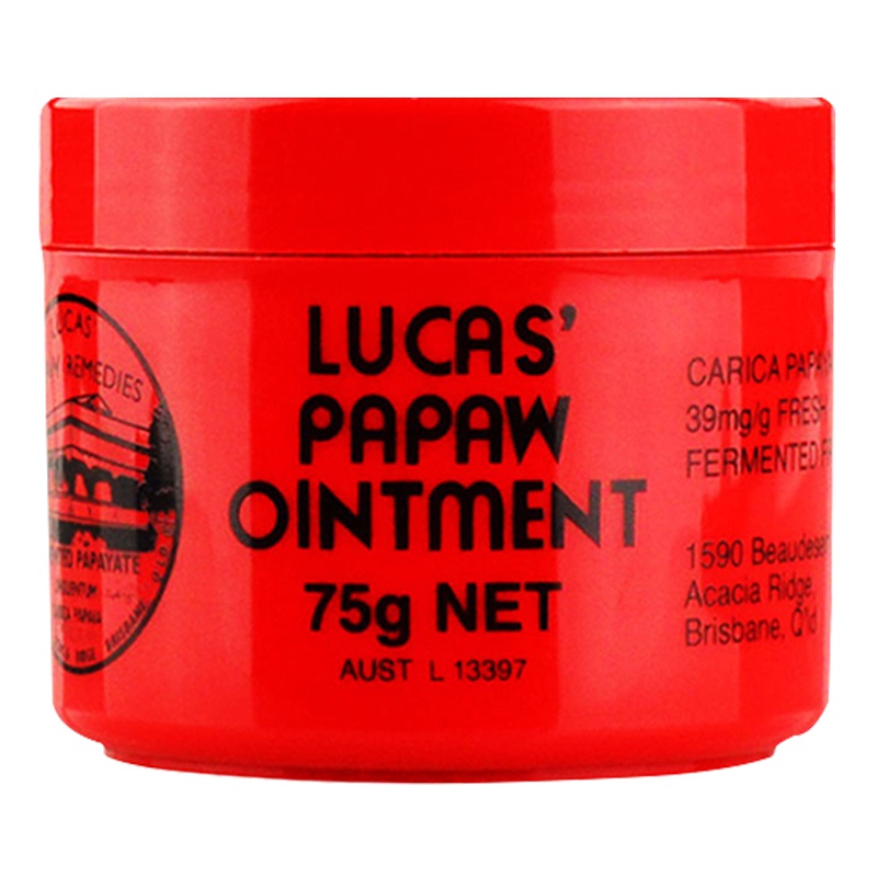 Lucas Papaw卢卡斯木瓜膏75g 万用膏润体霜润唇霜
