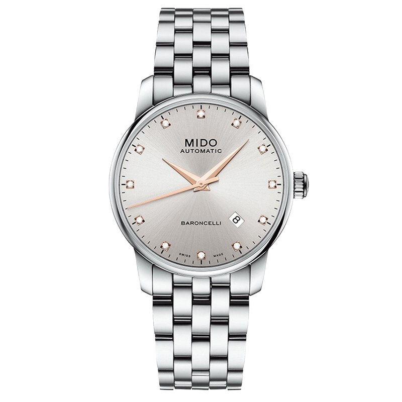 【全新】美度贝伦赛丽系列机械男表M8600.4.67.1