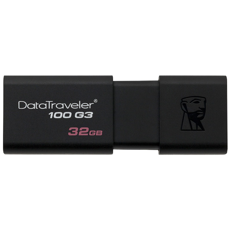 金士顿 32GB USB3.0 U盘 DT100G3 黑色 一个装