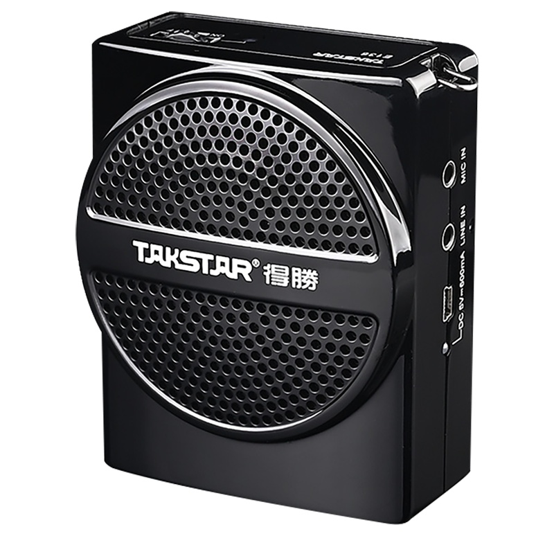 得胜 E136 教师专用小蜜蜂扩音器 黑色 便携式扩音机播放器送话器 教师导游摆摊叫卖专用 三色可选