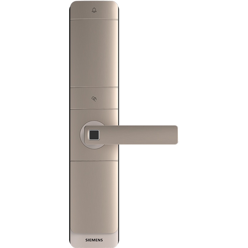 西门子指纹锁 智能锁家用防盗门锁密码锁 电子锁 C320香槟金