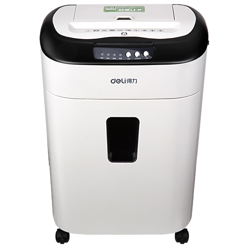 得力(DeLi)9926碎纸机 大功率大型电动办公碎纸机颗粒80张自动进纸