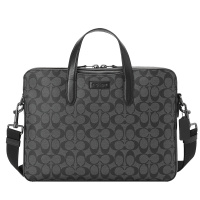 COACH 公文包 LOGO印花 织物 C2837