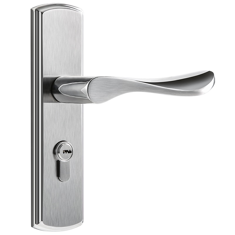 固特不锈钢简约双舌房门锁室内卧室锁具家用卫生间执手