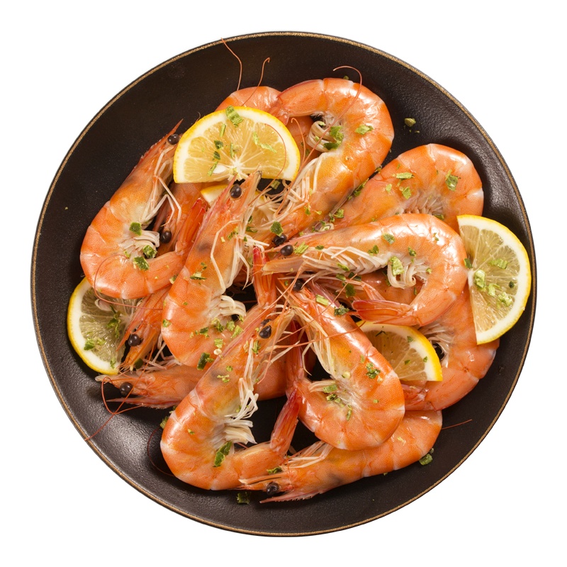 脊岭岛 盐田熟虾 680g/盒(31-40只) 解冻加热即食熟虾 鲜活速冻甜虾 方便速食 甜香弹牙 海鲜水产