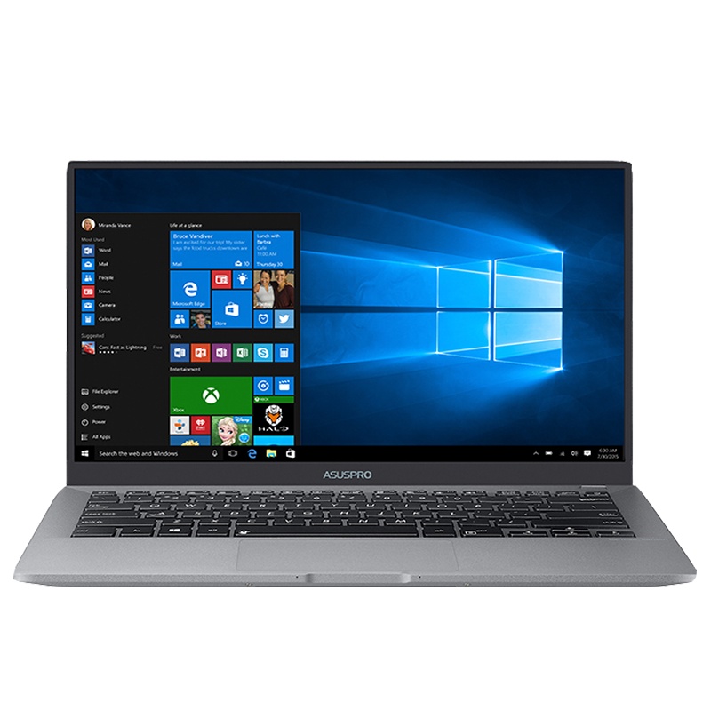 华硕(ASUS)商用笔记本电脑B9450FA10210C85I3 14英寸(i5 10510U 8G 512G FHD 集显 正版操作系统)