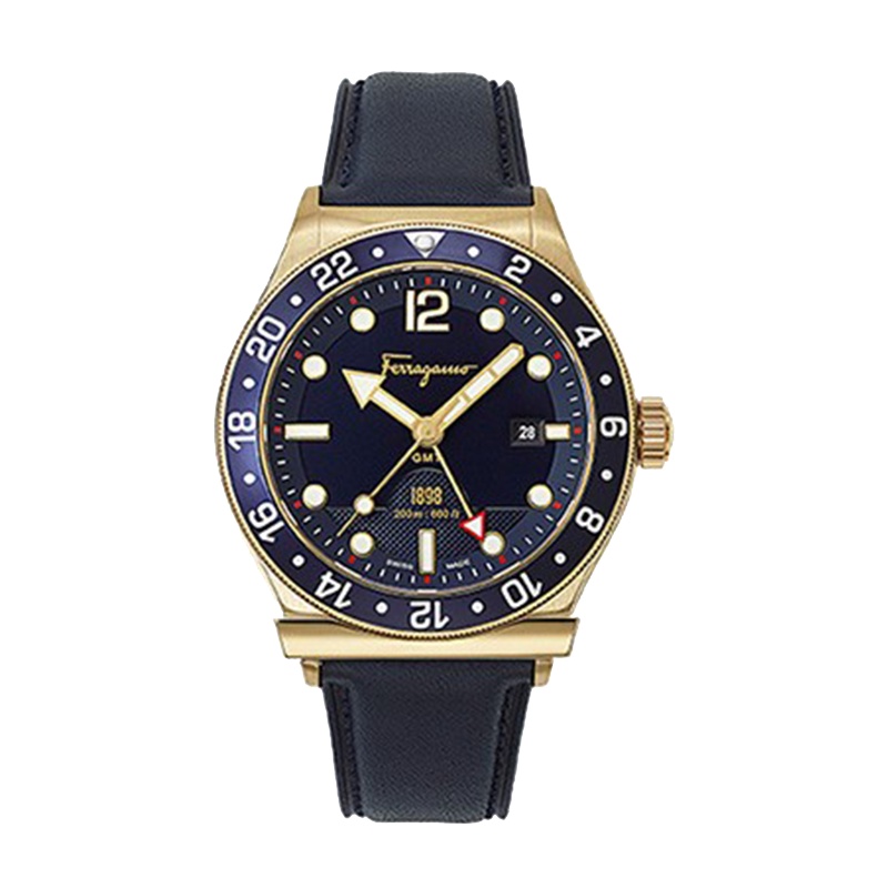 菲拉格慕Ferragamo Sport系列潜水时尚运动夜光水鬼石英男士手表SFDU00219