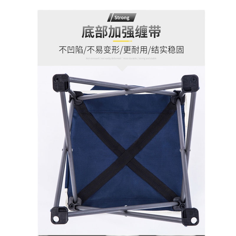 富诗梦 小马扎折叠凳子 折叠椅子 便携户外钓鱼椅 靠背用家用小凳子 板凳折叠凳