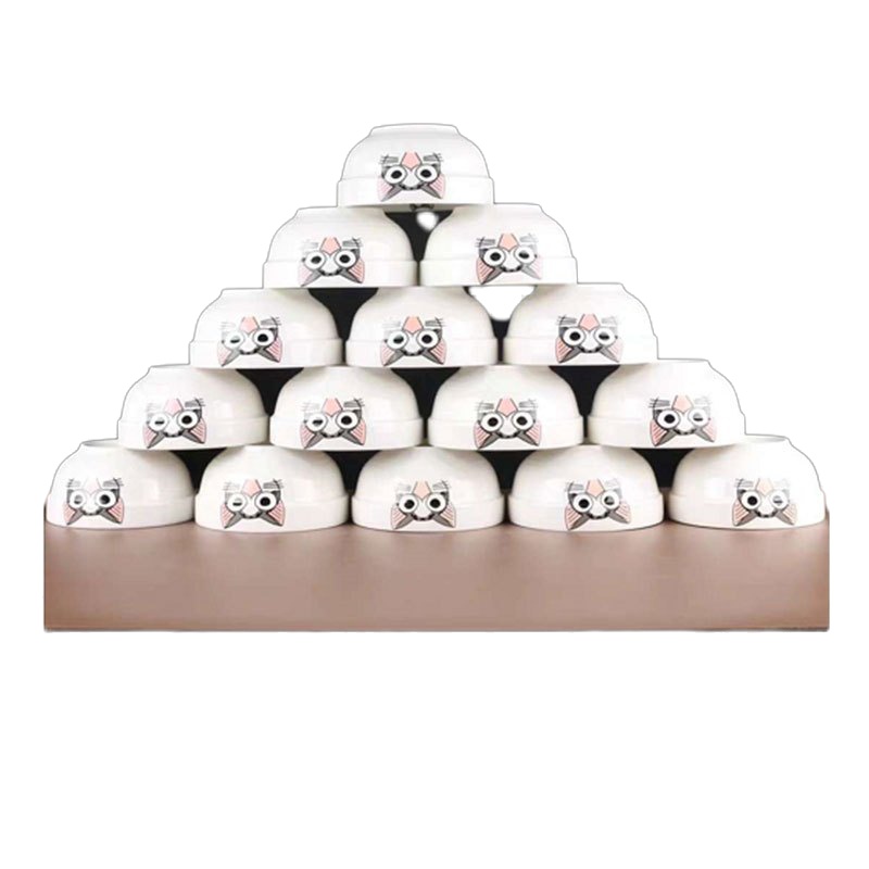 伊德欣(IDEXIN) 5寸中号碗 4个装 (花色随机)