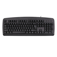 键盘KB-8U键盘有线键盘办公键盘防水104键黑色(200个起订,低于起量不发货)