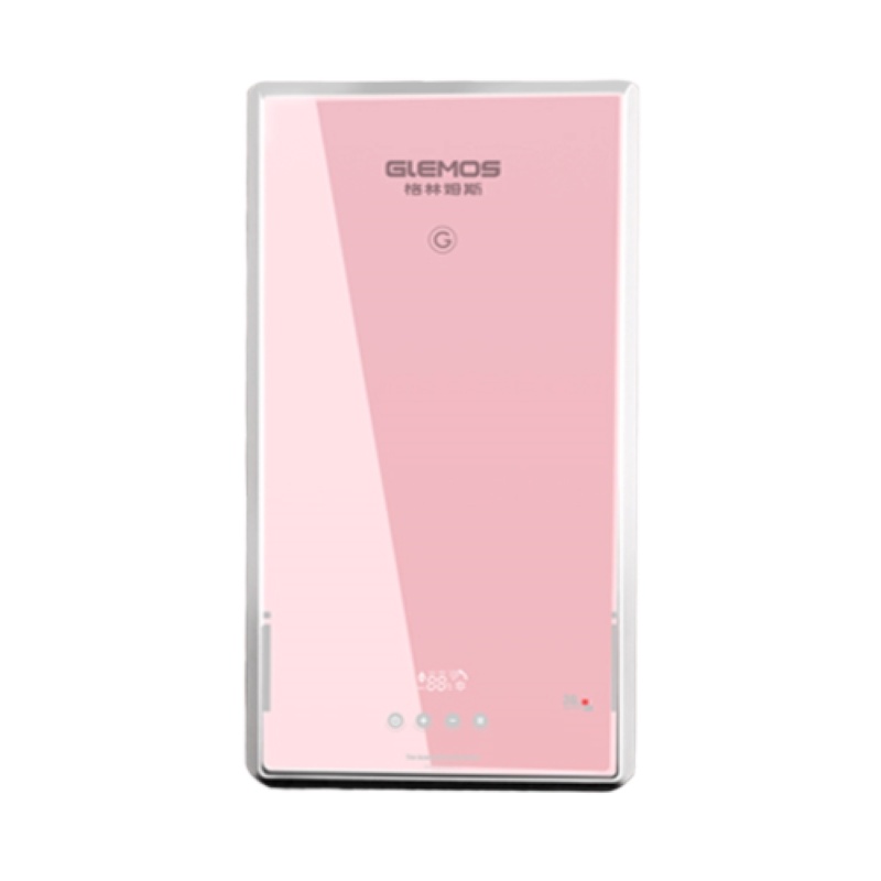 格林姆斯(GLEMOS)G10-70F速热式电热水器 双胆循环加热微电脑全智能恒温20升储水7000W樱花粉 30周年版