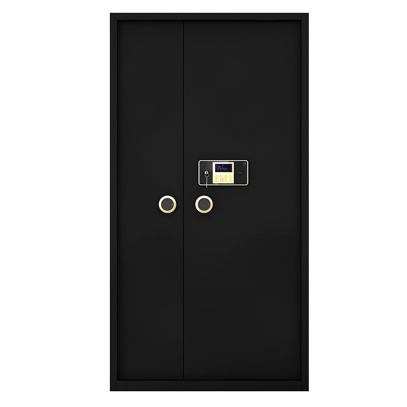 全简家具保险柜大型办公柜密码文件柜资料柜珠宝存放柜加厚保险箱-纯黑色电子密码锁