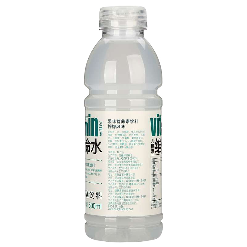 力量帝维他命水果味营养素饮料(柠檬风味)500ml瓶装1*15