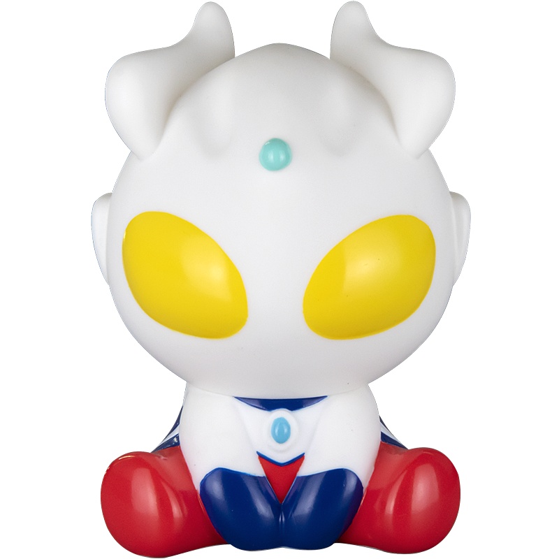 万代BANDAI奥特曼奥特欢乐园萌萌软胶迪迦赛罗哥莫拉罗索布鲁男孩女孩玩具 赛罗22913