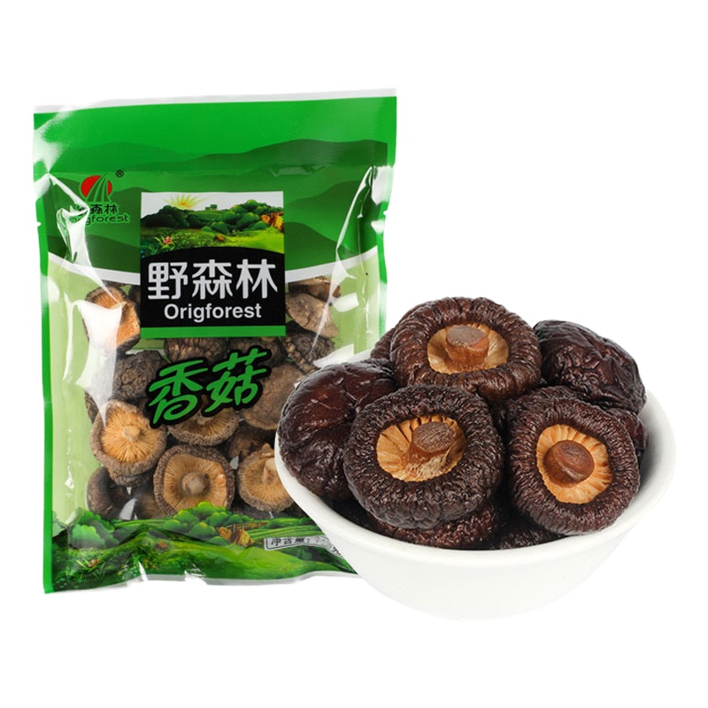 野森林柞水香菇200g*2袋