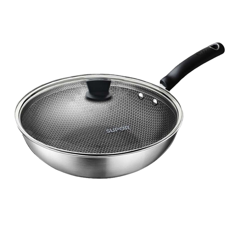 苏泊尔(SUPOR)蜂窝复合钢炒锅VC30JAC01 /个