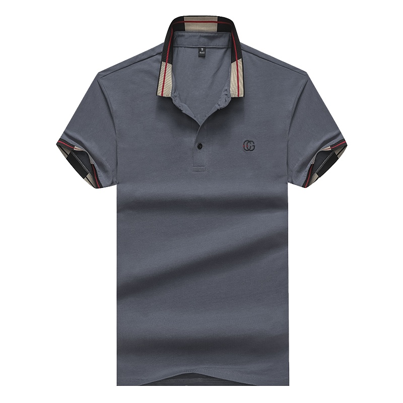 富贵鸟男士保罗短袖polo衫2021年夏季新款纯棉商务翻领衣服T144