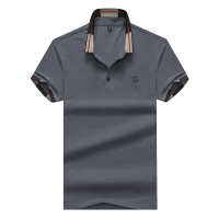 富贵鸟男士保罗短袖polo衫2021年夏季新款纯棉商务翻领衣服T144