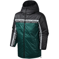 adidas阿迪达斯三叶草男装运动服休闲连帽保暖羽绒服外套FL0009