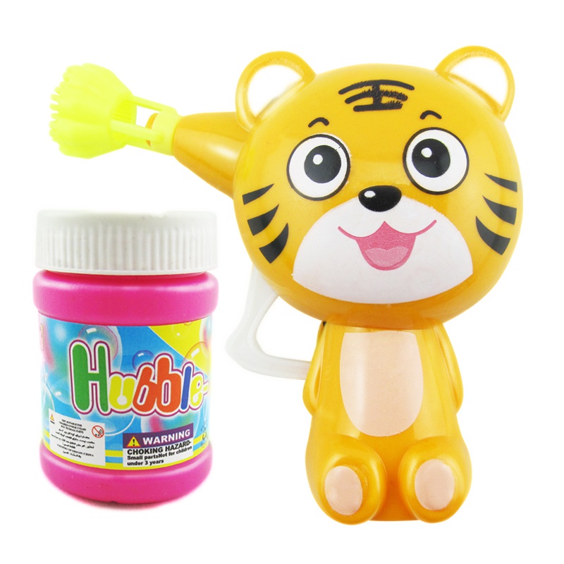 抖音同款卡通动物手动泡泡水 卡通惯性泡泡枪 儿童吹泡泡玩具