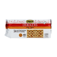 意大利原装进口 可意奇(CRICH)咸味梳打饼干 网红零食 休闲食品 早餐下午茶 年货零食 250g