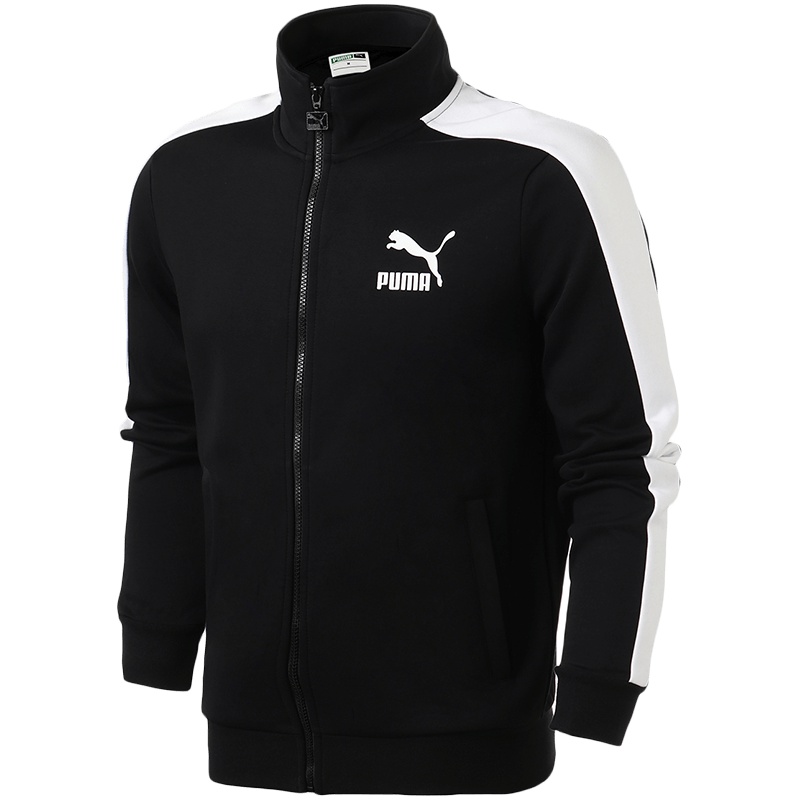 【自营】彪马PUMA运动外套男装立领开衫运动卫衣运动服57759501 L 57759501黑色