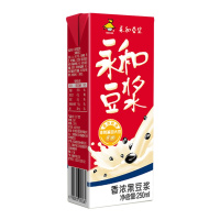 永和豆浆 永和香浓黑豆浆 250ml*12盒/箱 利乐包 礼盒装 植物蛋白饮料 豆奶 含糖 早餐送礼