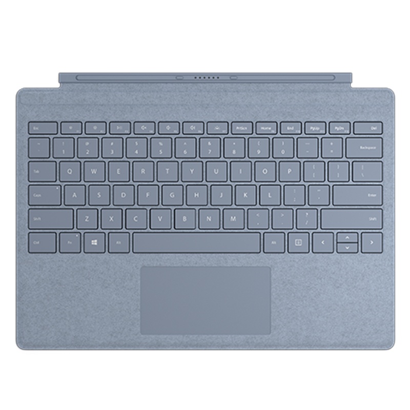 微软(Microsoft)Surface Pro特制版专业键盘盖 冰晶蓝/波比红/亮铂金 适用于pro7 6 5 4 3