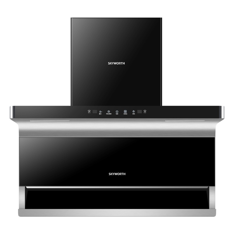 创维CXW-320-Y7F 7字型吸油烟机厨房家用侧吸式畑机大吸力抽油烟机顶侧双吸