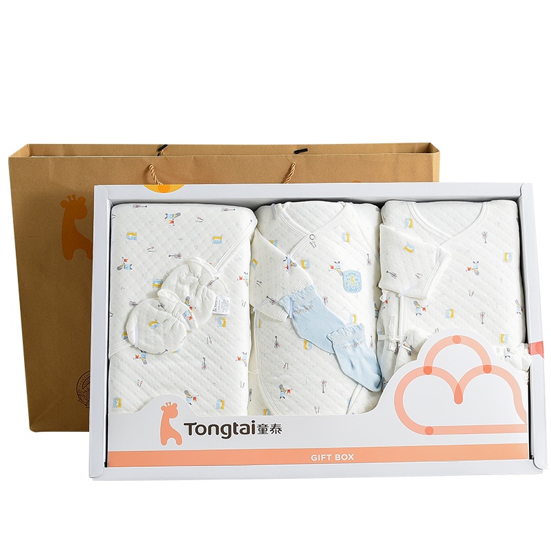 童泰(TONGTAI)2019秋冬款婴儿礼盒新生儿大礼包0-3月男女宝宝组合套装礼盒儿童服装儿童内衣礼盒小童宝宝内衣