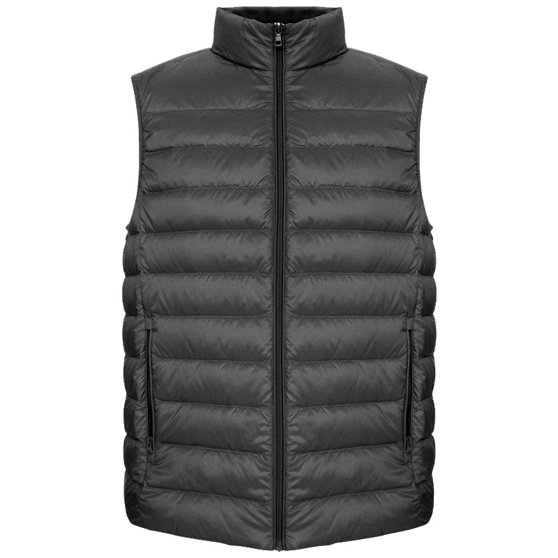 坦博尔羽绒服男士短款轻薄立领休闲时尚羽绒马甲TF18009